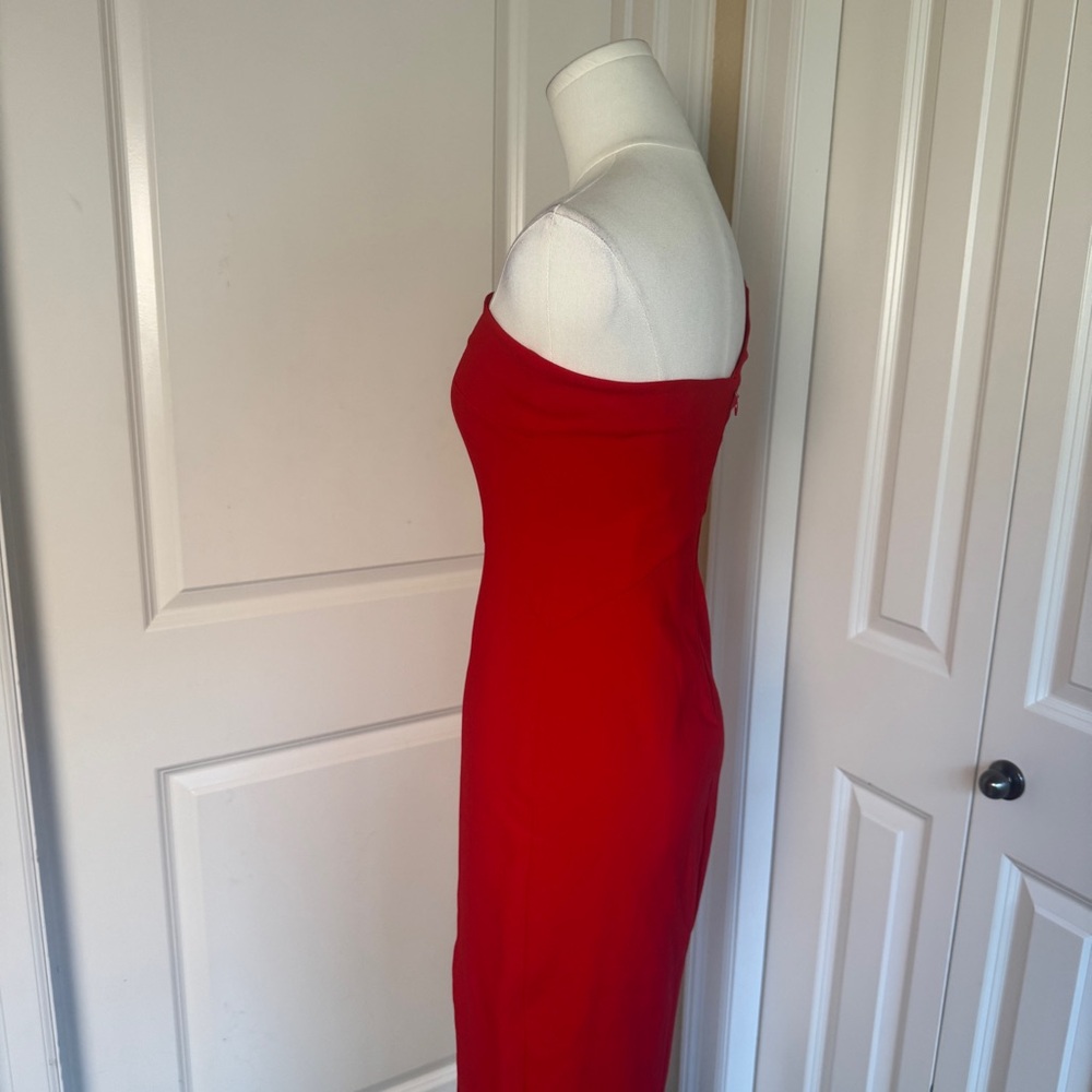 LIKELY Cassidy Red One Shoulder Bodycon Dress Size 2 NWT $198 Cocktail - Picture 7 of 12